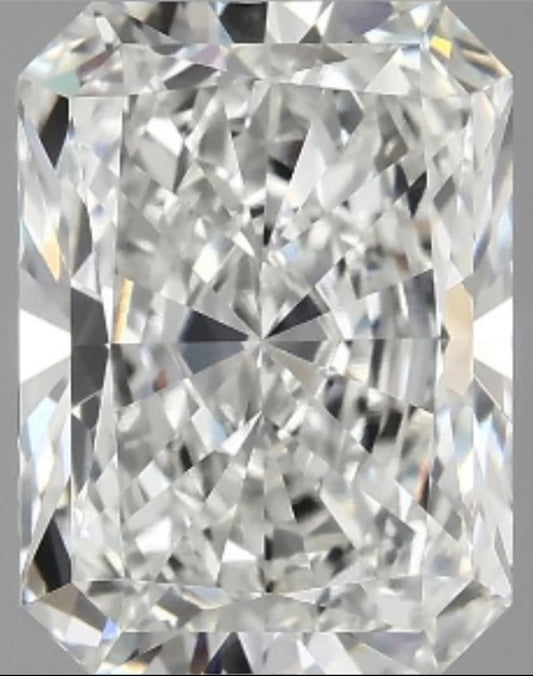 3.07ct Lab grown radiant cut diamond - cert# 801601465